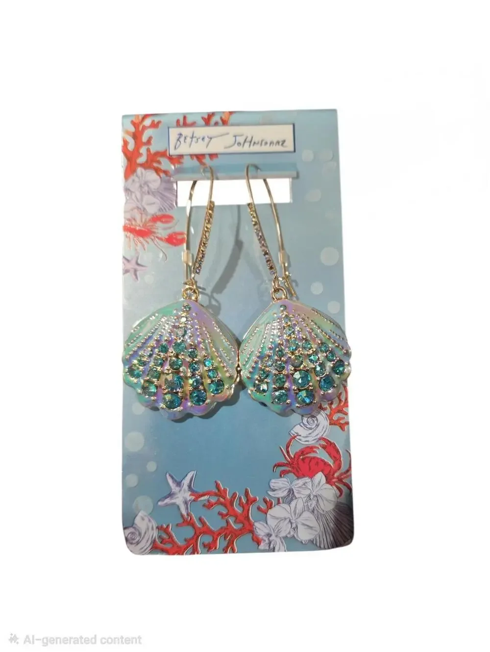 BETSEY JOHNSON Mermaid Drop Earrings